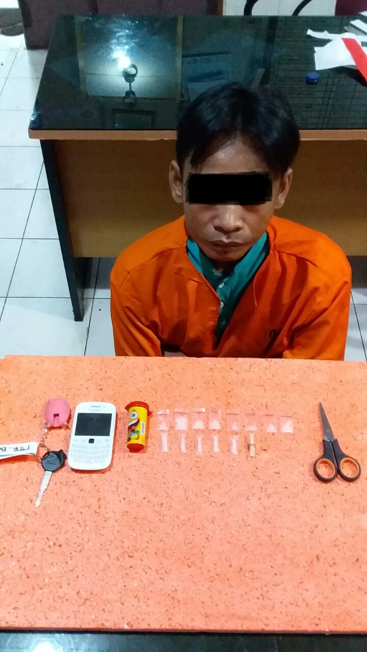 Lagi, Seorang Pengedar Sabu Diringkus Satres Narkoba Polres Inhil